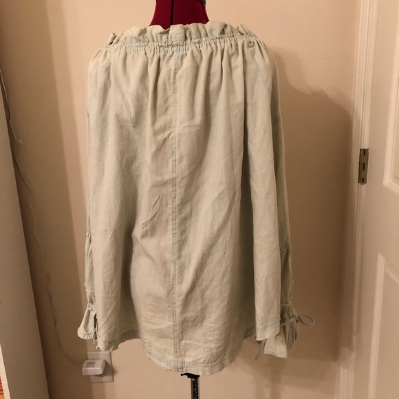 Free People Alpine denim top - Picture 5 of 8